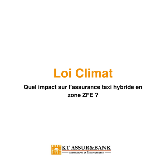 Loi Climat : quel impact sur l’assurance taxi hybride en zone ZFE ?