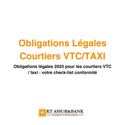 Obligations légales 2025 pour les courtiers VTC / taxi : votre check‑list conformité